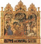 Sandro Botticelli Gentile da Fabriano,Adoration of the Magi (mk36) France oil painting artist